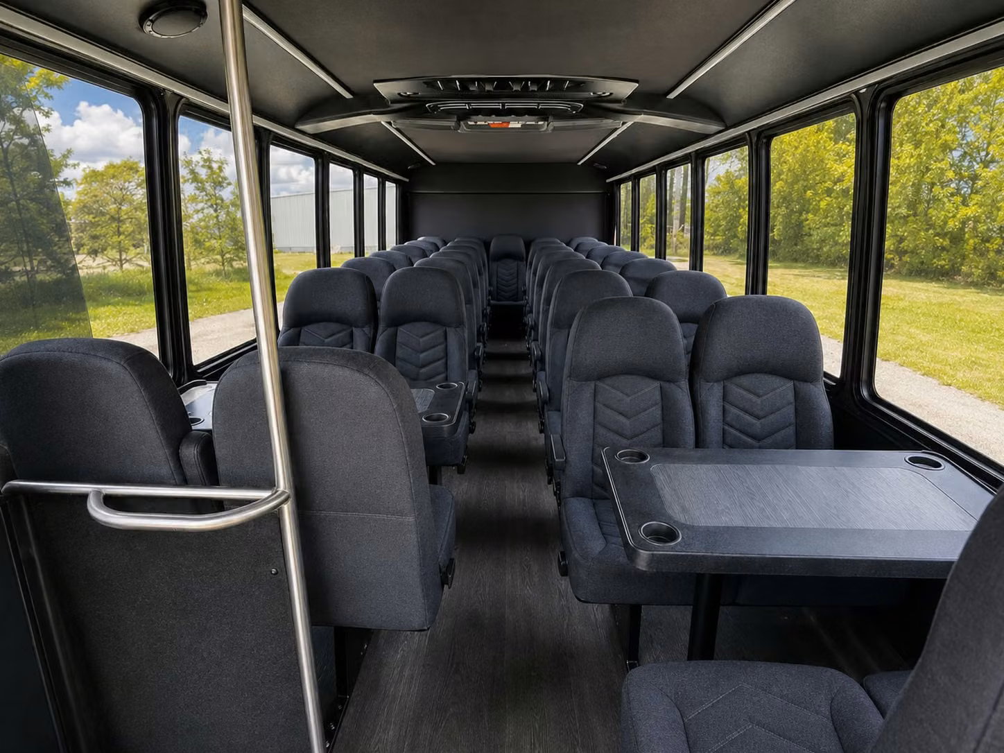 15 passenger minibus inside