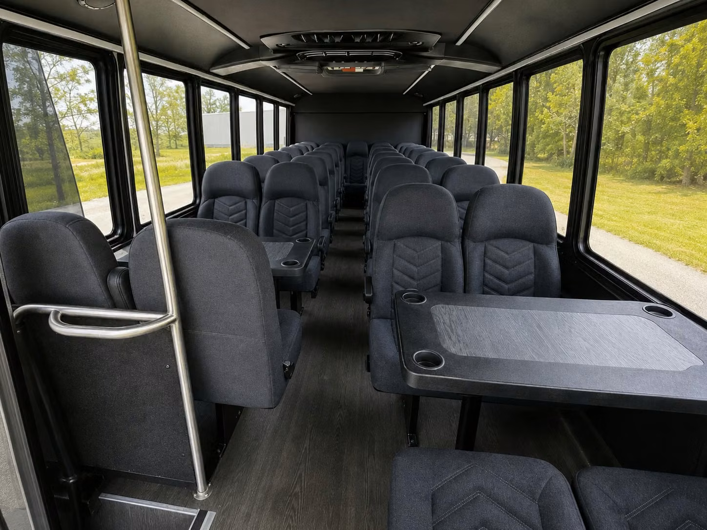 15 passenger minibus interior