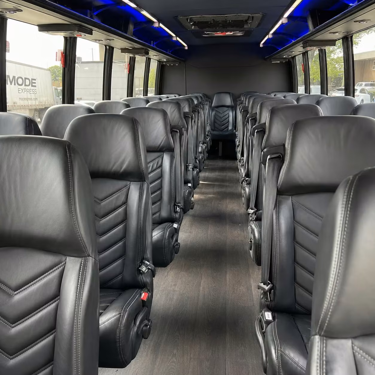 25 passenger minibus inside