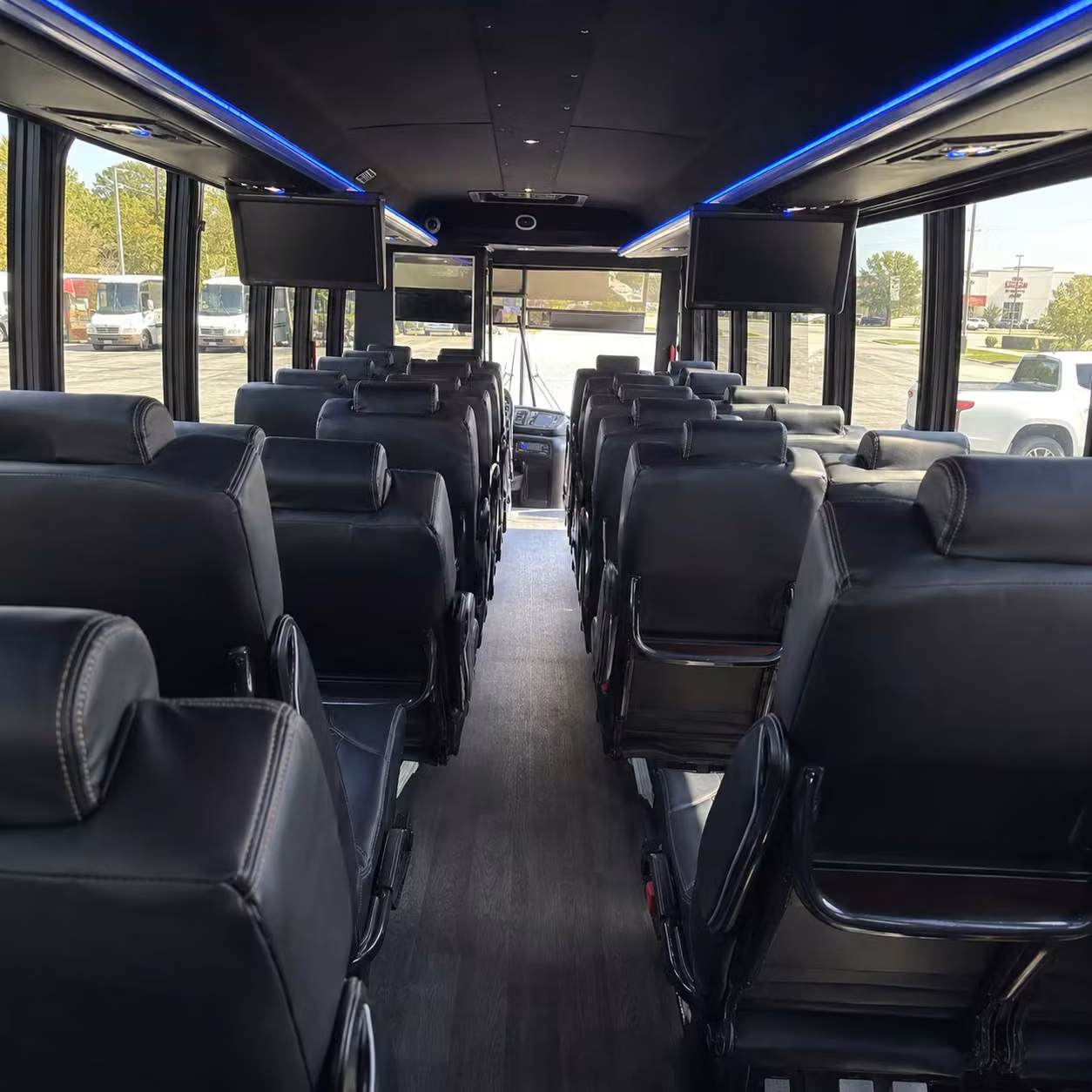 30 passenger minibus interior