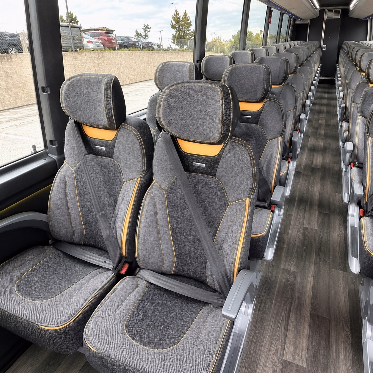 antioch charter bus rental interior