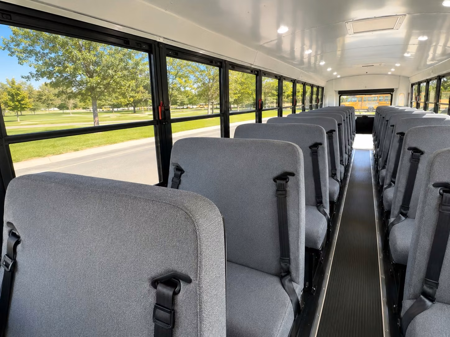 school bus interior