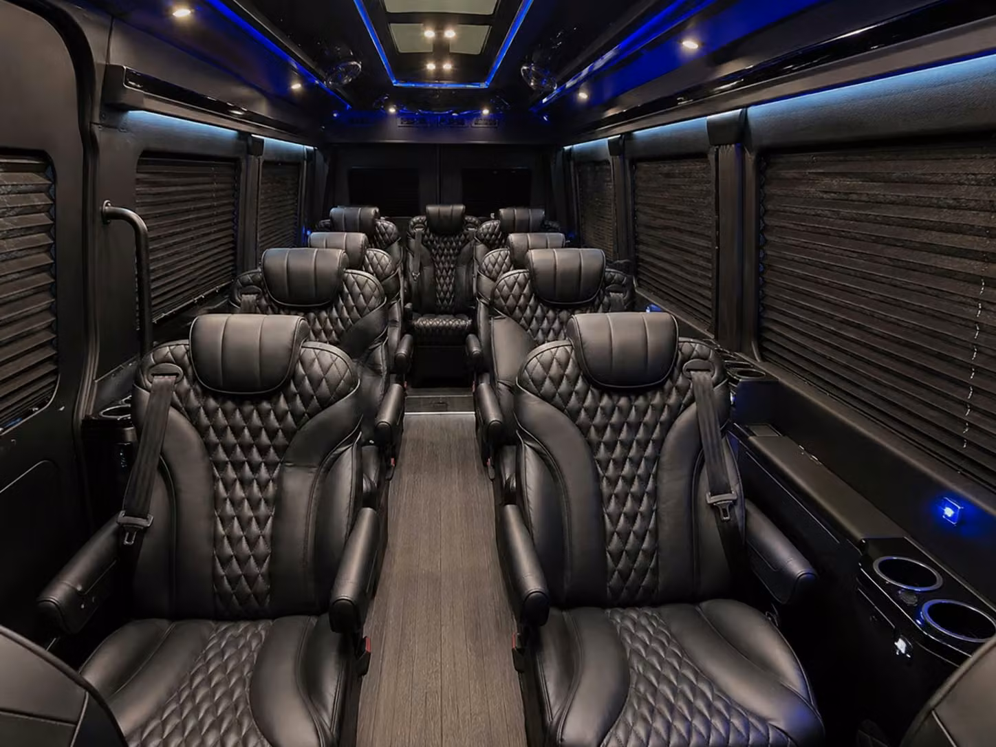 sprinter van with driver inside